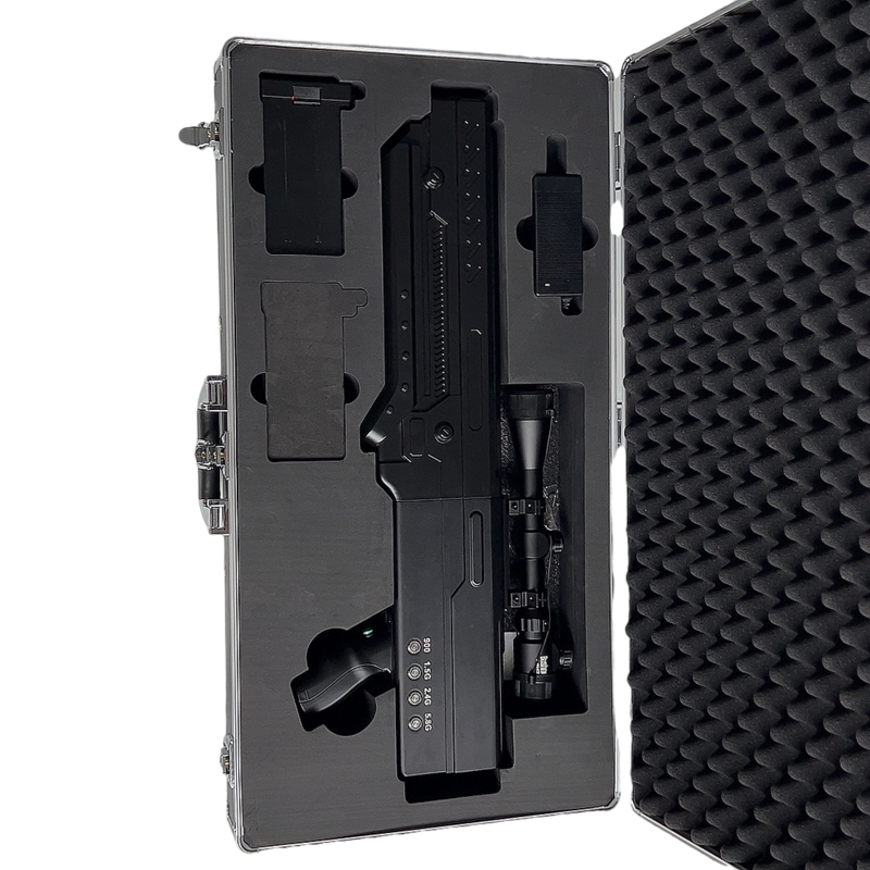  蒙山手持便携式枪型低空防御反制四通道B型